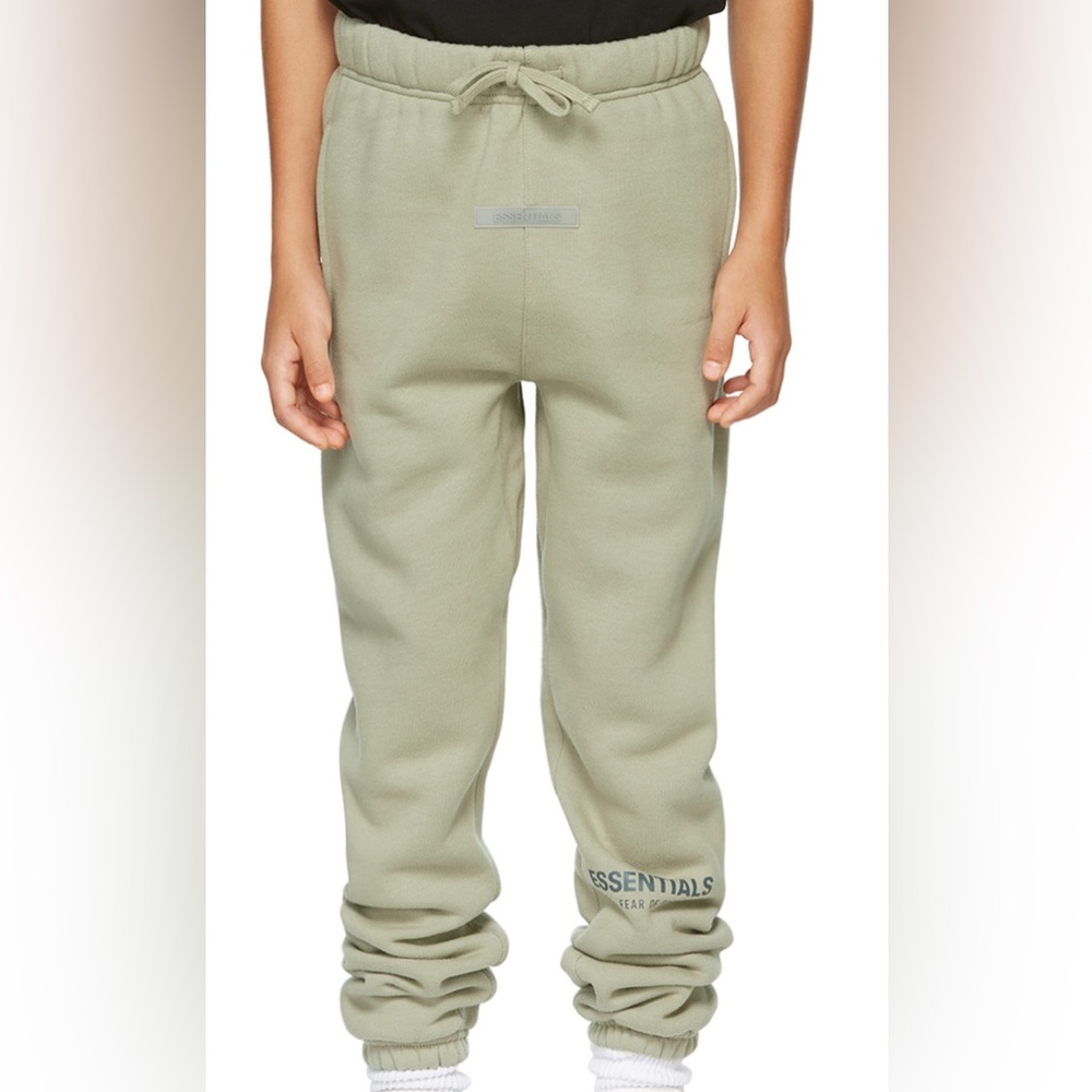 FOG ESSENTIALS - Kids Green Fleece Lounge Pants - NWT